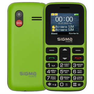 Мобільний телефон Sigma mobile Comfort 50 HIT Green 99113 фото