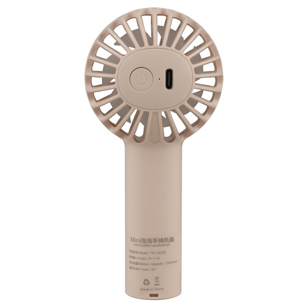 Вентилятор портативний GXQC DC03 Бежевий (Beige) 127810 фото