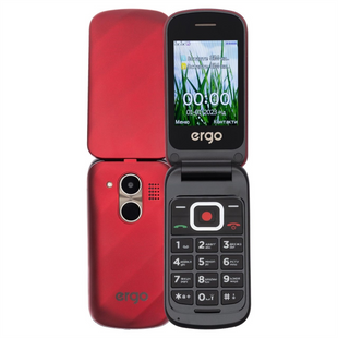 Мобільний телефон Ergo F241 Dual Sim Red 121409 фото