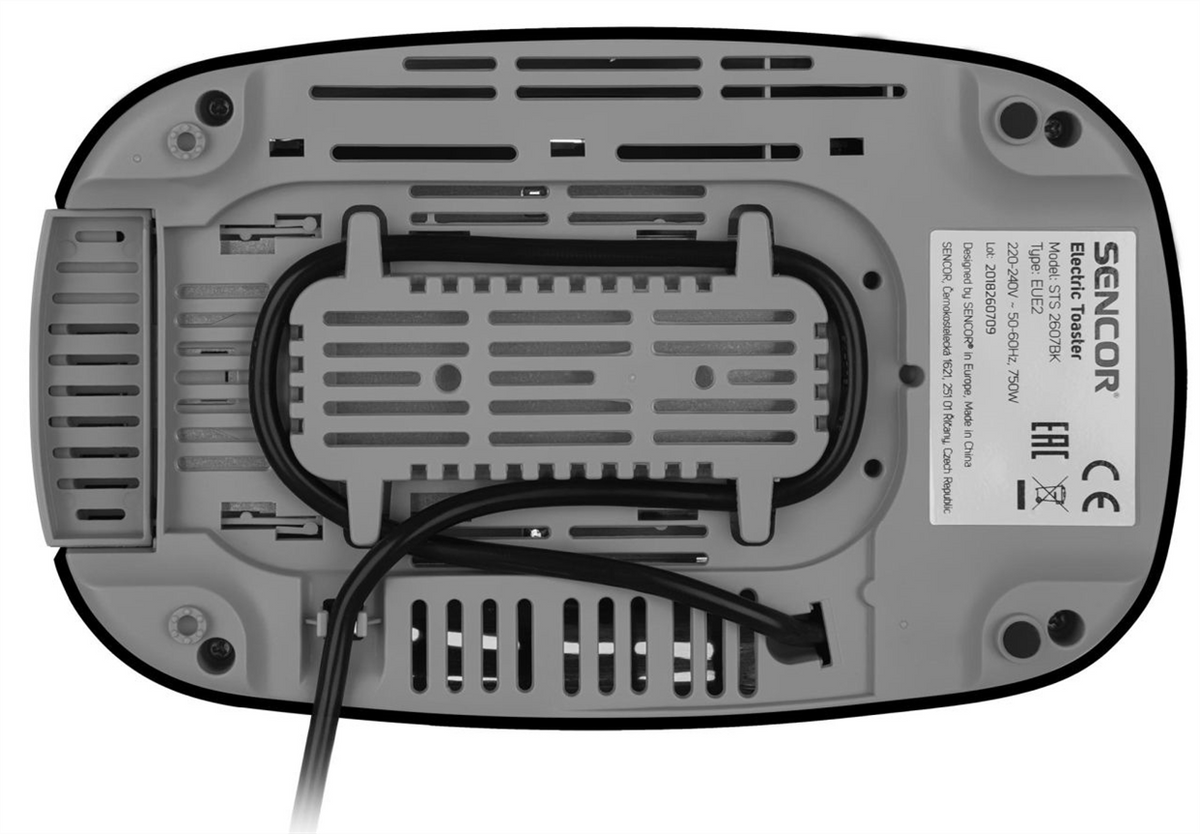Тостер Sencor STS2607BK Чорний (Black) 203977 фото