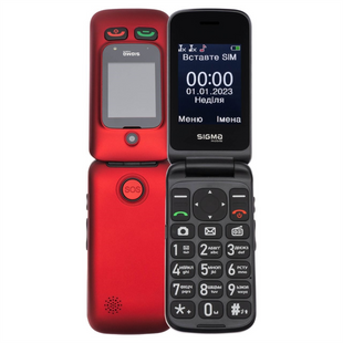 Мобільний телефон Sigma mobile Comfort 50 Shell Duo Type-C Red-Black 120834 фото
