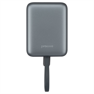 PowerBank 10000 mAh Proove Neutron Wireless 22.5W Сірий (Gray) 182190 фото