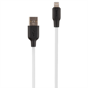USB кабель Hoco X21/X21 Plus Silicone Lightning Білий (White) 68716 фото